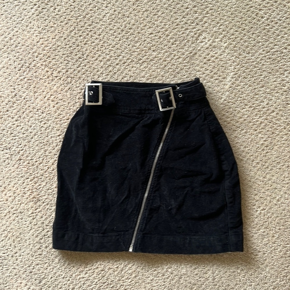 Urban Outfitters Black Corded skirt Size Small